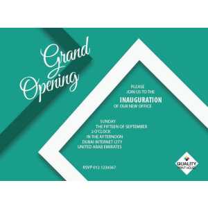 Office Inaugural Invitation OII 7126