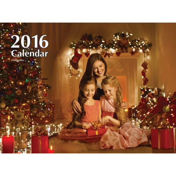 Personal Wall Calendar 14 Pix Christmas2016