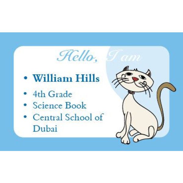 Personalised School Label