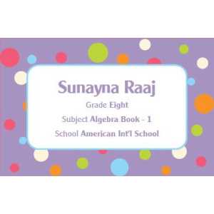 Personalised School Label