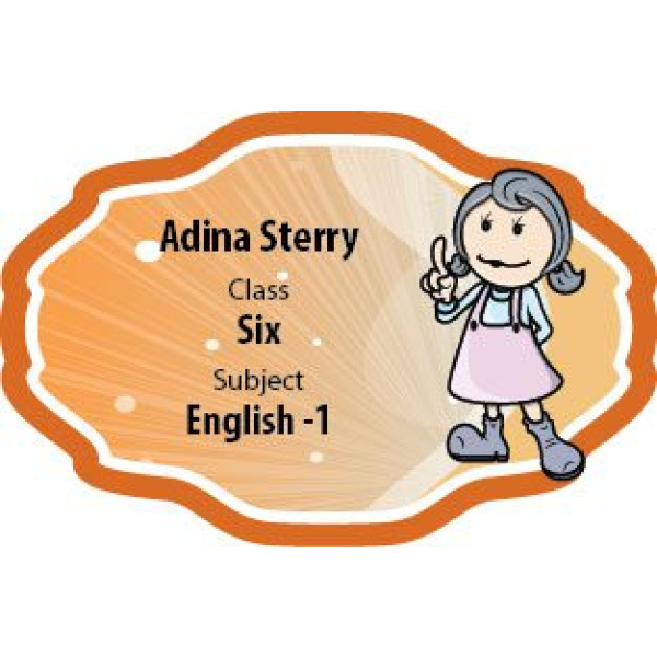 Personalised School Label 015