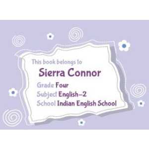 Personalised School Label