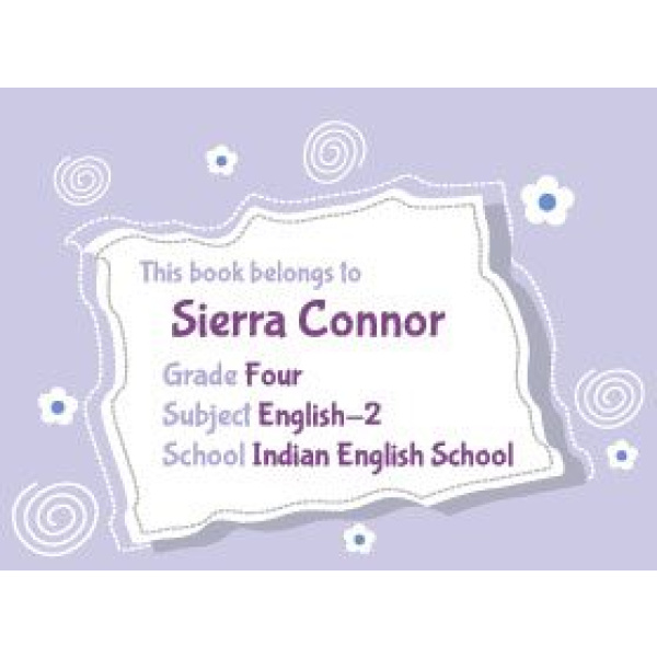 Personalised School Label