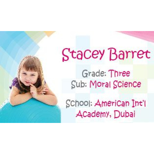 Personalised School Label