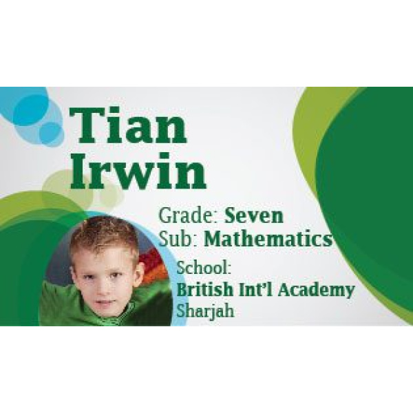 Personalised School Label