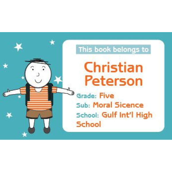 Personalised School Label