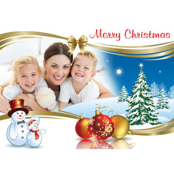 Personalised Christmas Card 019 1