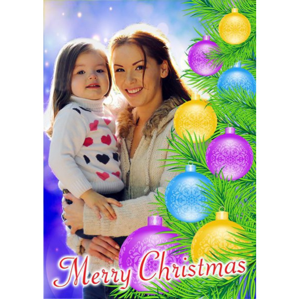 Personalised Christmas Card 022 1