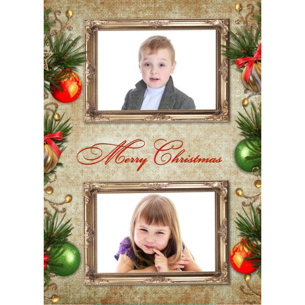 Personalised Christmas Card 045 1