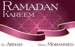 Ramadan Gift Tags R GT 9011