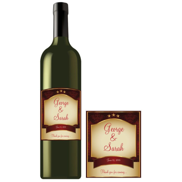 Rectangle Bottle Label RBL 0001
