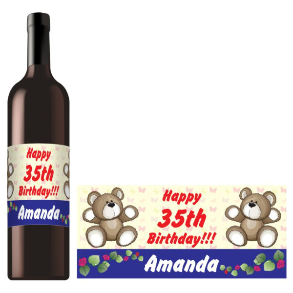 Rectangle Bottle Label RBL 0007