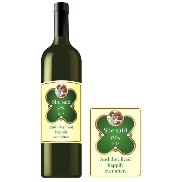 Rectangle Bottle Label RBL 0016