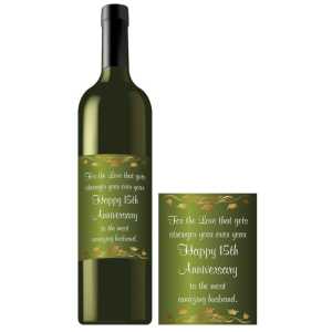 Rectangle Bottle Label RBL 0019