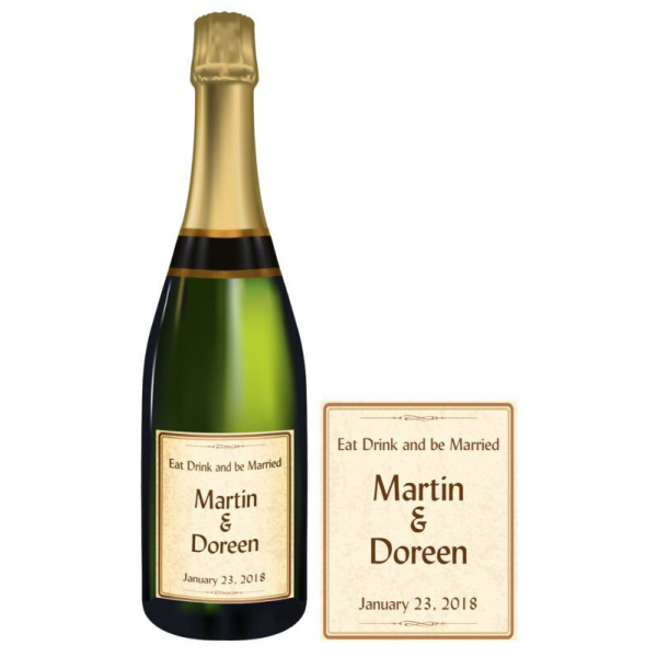 Rectangle Bottle Label RBL 0027