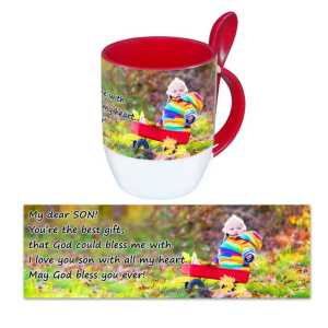 Personalised Pictorial Spoon Mug PP SM 1313