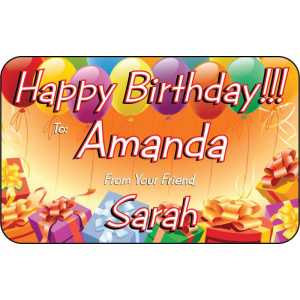 Personalised Gift Labels ST PGL 0001