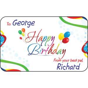 Personalised Gift Labels ST PGL 0002