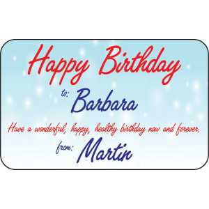 Personalised Gift Labels ST PGL 0007