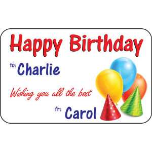 Personalised Gift Labels ST PGL 0008