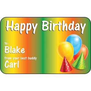 Personalised Gift Labels ST PGL 0009