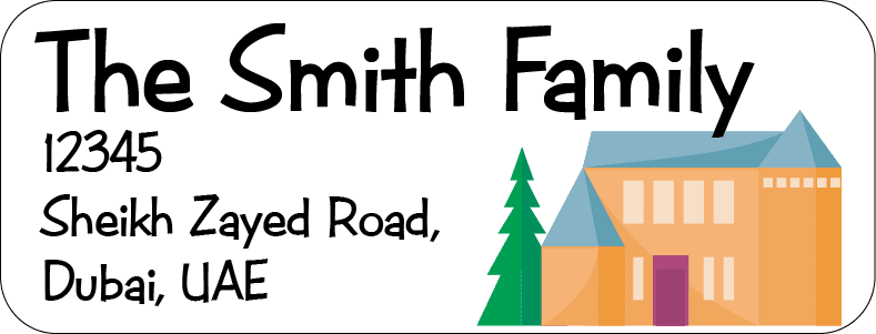 Personalised Return Address Labels ST RAL002