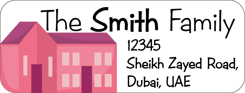 Personalised Return Address Labels ST RAL 003