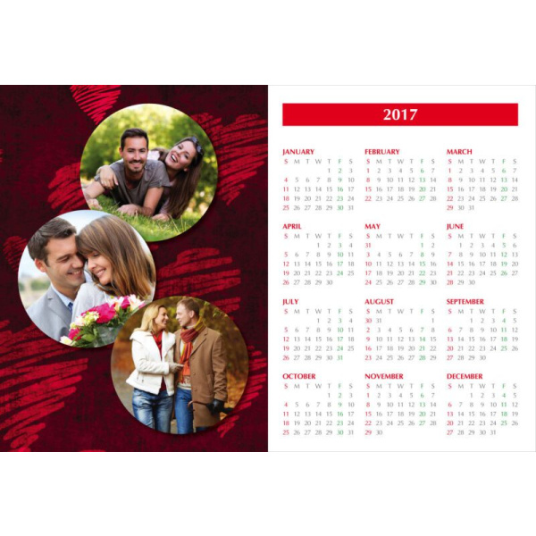 Single Sheet Calendar Collage 1