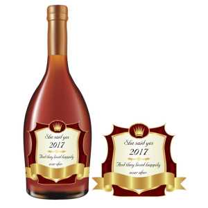 Special Cut Bottle Labels SC BL 0028