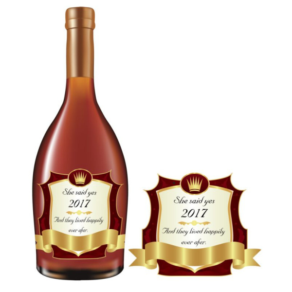 Special Cut bottle labels 0028 1