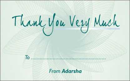 Thank You Gift Tag 0016 1