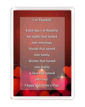 I Am Thankful 4 x 6 Frame
