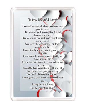 To My Beautiful Love 4 x 6 Frame