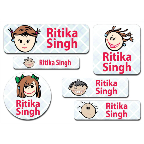 Waterproof Label for Kids Cartoon Children 1