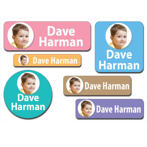 Waterproof Label for Kids Face 1