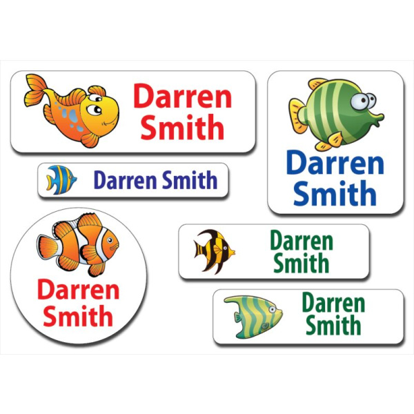 Waterproof Label for Kids Fish 1