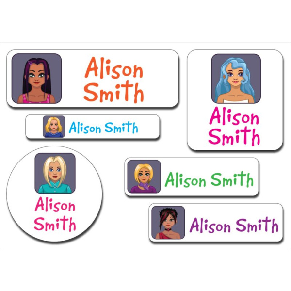 Waterproof Label for Kids Human avatar KWH 005