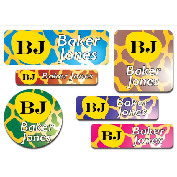 Waterproof Label for Kids Monogram 3