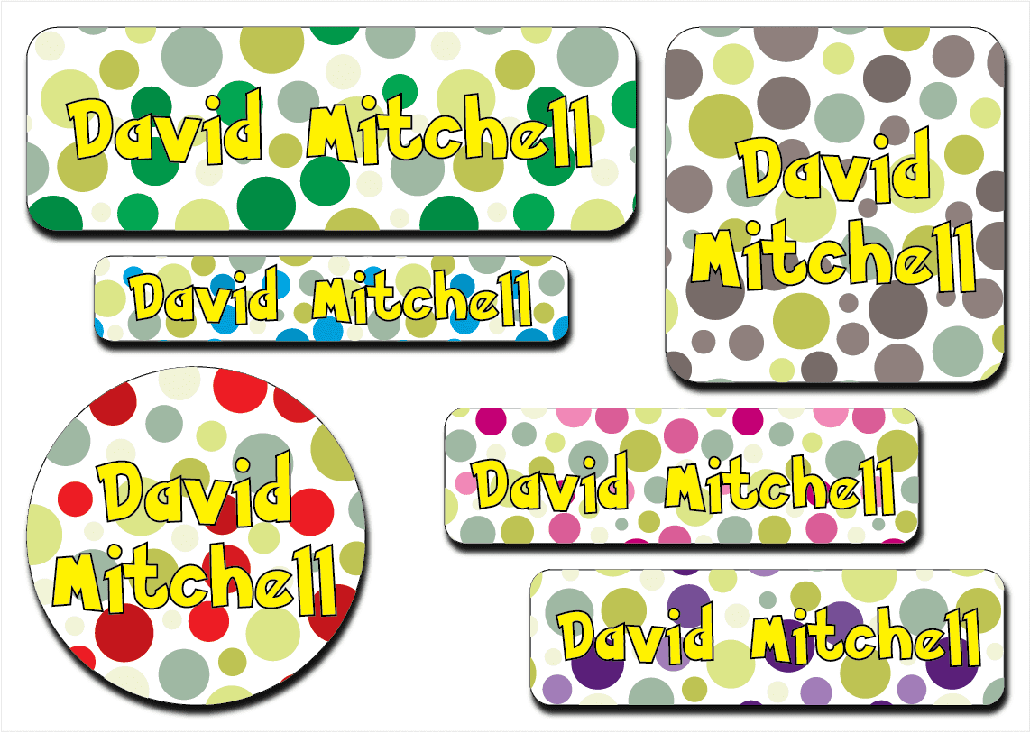 Waterproof Label for Kids Pattern 2