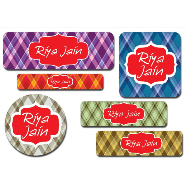 Waterproof Label for Kids Pattern 3