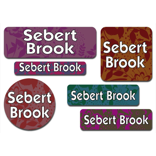 Waterproof Label for Kids Pattern 5