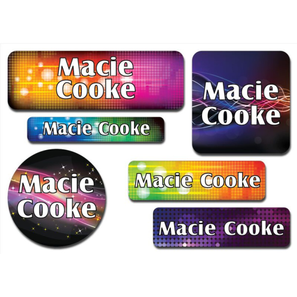 Waterproof Label for Kids Pattern 7