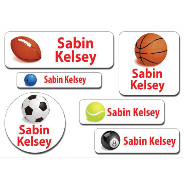 Waterproof Label for Kids Sports 1