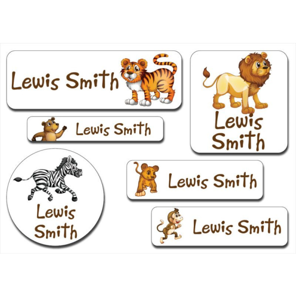 Waterproof Label for Kids animals KWA 005
