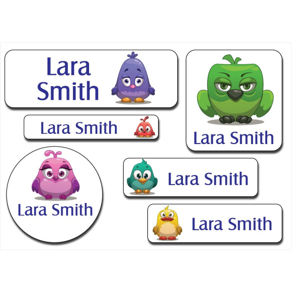 Waterproof Label for Kids birds KWB 007