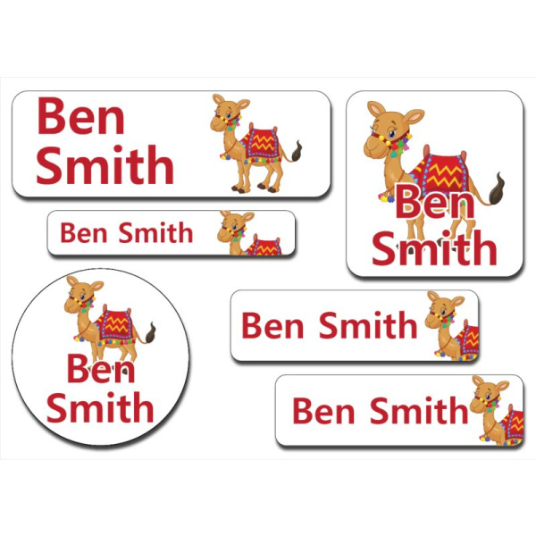 Waterproof Label for Kids decorated camel KWD 001