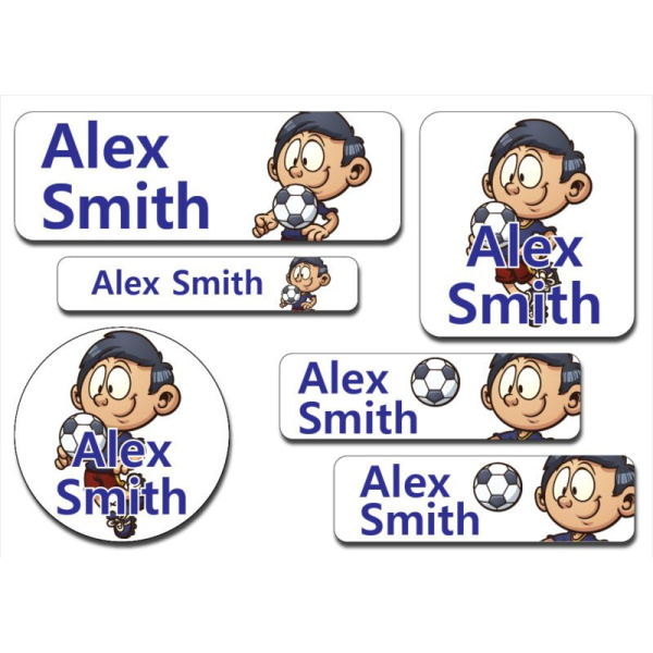 Waterproof Label for Kids soccer playing KWS 006