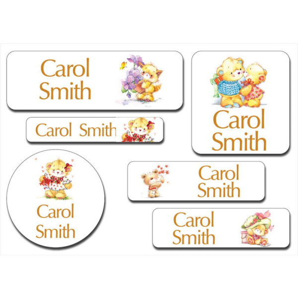 Waterproof Label for Kids teddy bear02 KWT 003