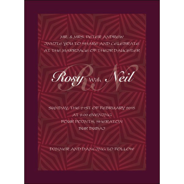 Wedding Card 10 01 1