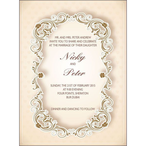 Wedding Card 15 01 1
